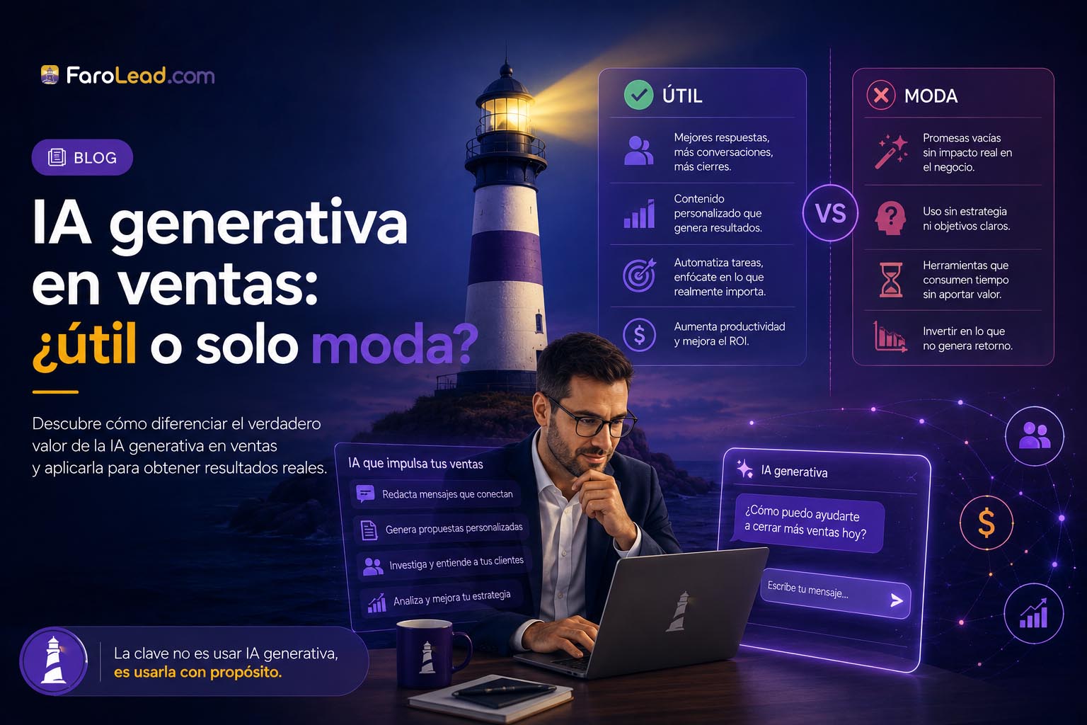 IA generativa en ventas: que es realmente util y que es solo moda